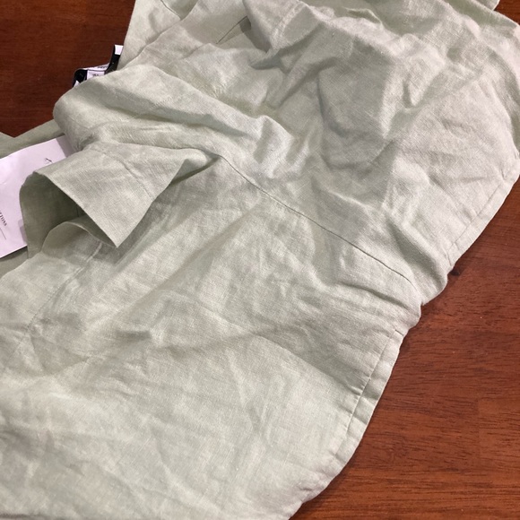 & Other Stories Belted Linen Romper - Picture 4 of 11